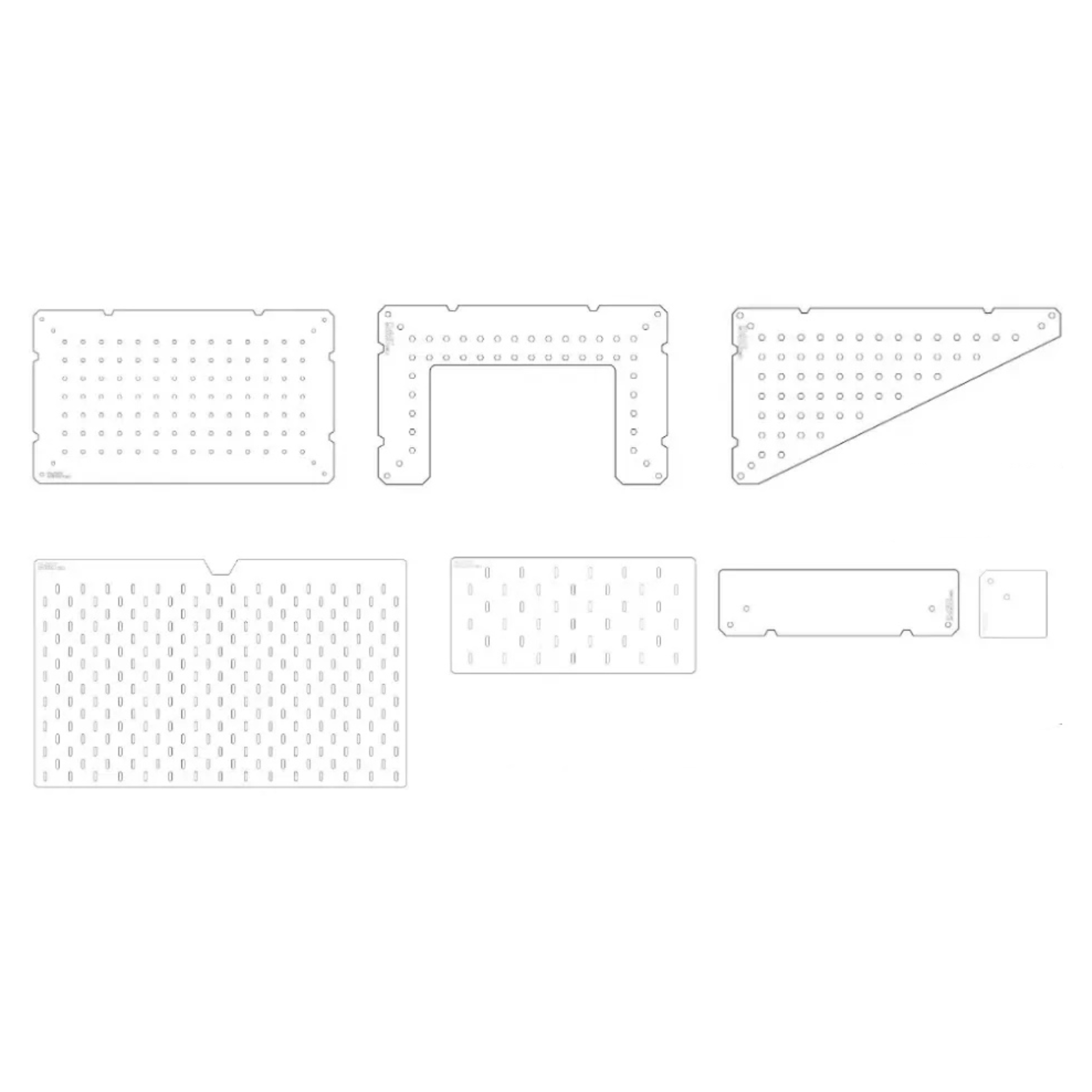 Acrylic shelves for IKEA Milsbo 7