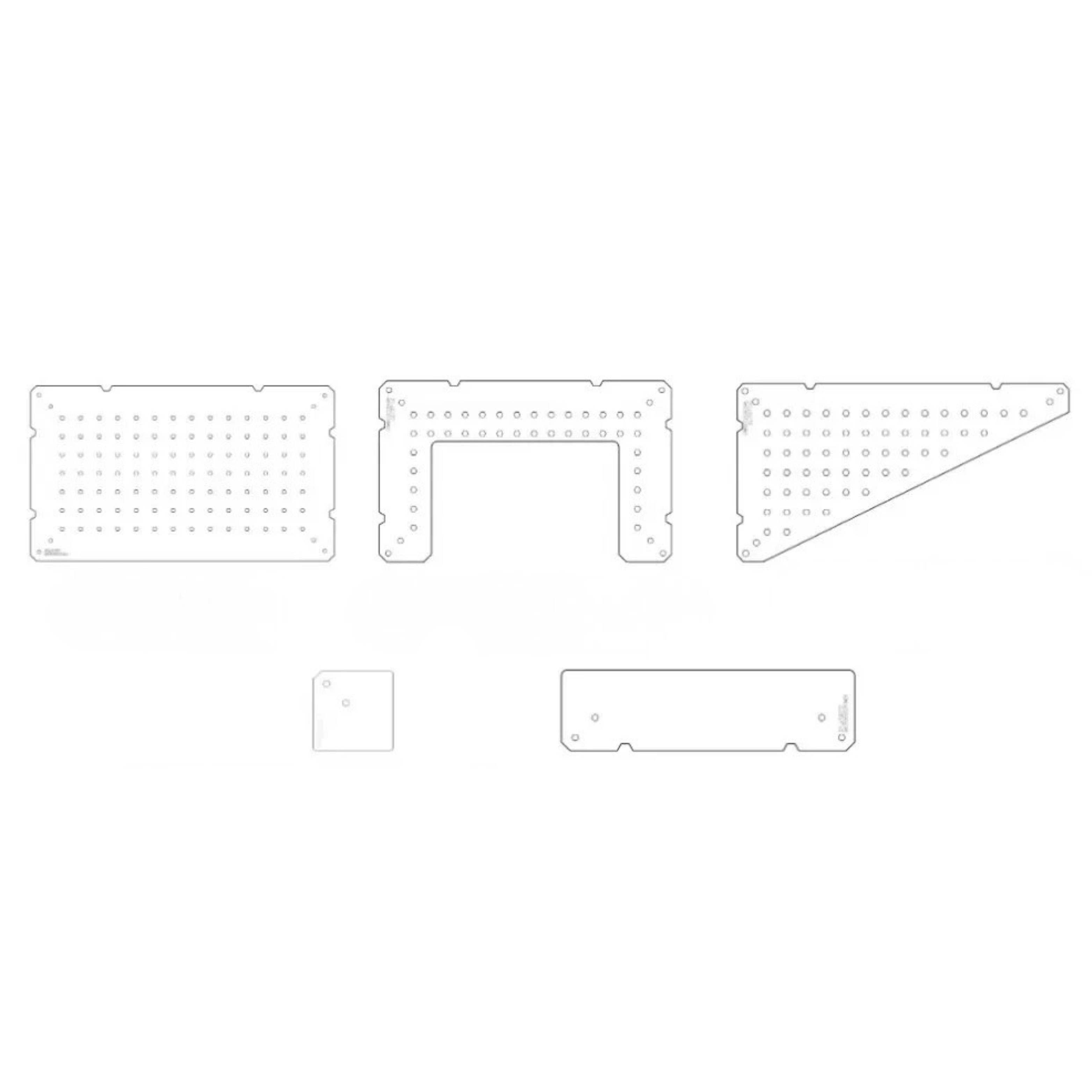 Acrylic shelves for IKEA Milsbo 6