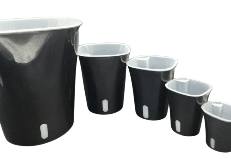 Self-Watering Planter with Transparent Insert 2