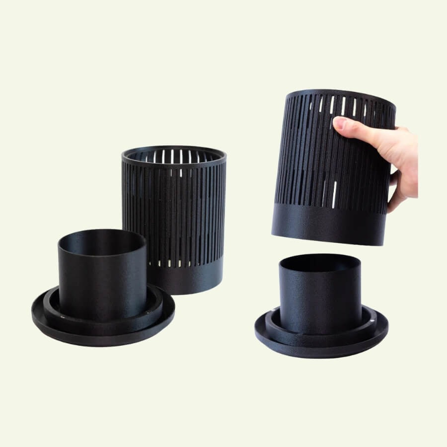 Ventilated Covers for Self-Watering Aroid Pots 2