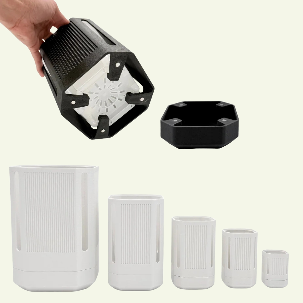 Ventilated covers for square pots 3